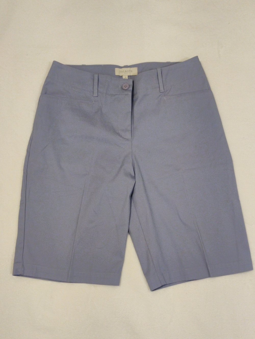 Talbots Periwinkle Stretch Bermuda Shorts